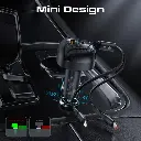 شاحن سيارة بروميت متعدد المنافذ بقوة 81 واط مع كابلات USB-C وLightning قابلة للسحب - POWERDRIVE-RCI81 