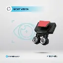 باورولوجي كاميرا لوحة القيادة ثنائية العدسة - لون أسود 