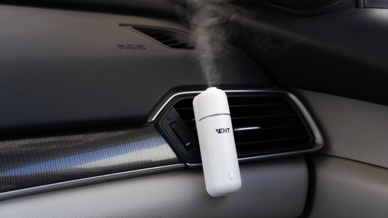 بكنج جهاز معطر للسياره +6انواع عطور لون اسود 