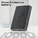 Promate   10000mAh Ultra-Slim Aluminum Crafted MagSafe Compatible Wireless Charging PowerBank 