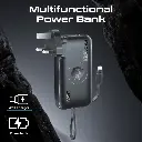 Promate  10000mAh Power Bank • 20W Power Delivery •  Built-in Lightning Cable 