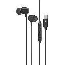  بروميت سماعات أذن ستيريو سلكية ENC  مريحة داخل الأذن بمنفذ USB-C باللون الأسود 