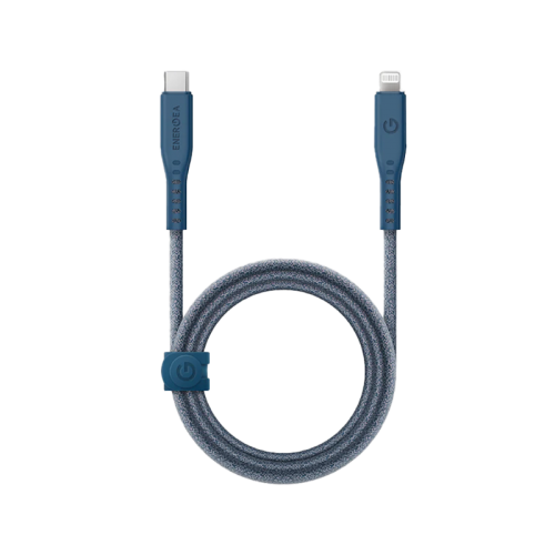 Energea Flow 480mbps USB-C To Lightning Cable 1.5M - Blue