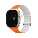 Uniq Revix Evo Reversible Strap For Apple Watch 49/46/45/44/42mm - Amber Orange / White