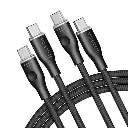 VOLTME POWERLINK RUGG DOUBLE NYLON CABLE TYPE C TO TYPE C 5A -1.8M 100W