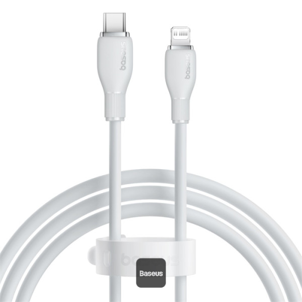 Baseus Pudding Series Fast Charging Cable With High-Speed Data Transmission Type-C to Lightning 20W 1.2M - White