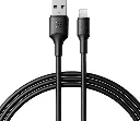 VOLTME POWERLINK EDC SERIES USB-A TO LIGHTNING CABLE - 12W FAST CHARGING, 2.4A, 3M - BLACK