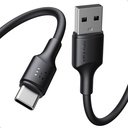 VOLTME POWERLINK EDC SERIES USB-A TO TYPE-C CABLE 60W PD SUPER FAST CHARGING,  3A, 2M - BLACK