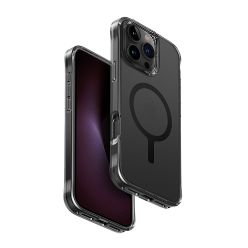 يونيك هايبرد لايف برو اكستريم - كفر حماية يدعم الماج سيف لهاتف ايفون 16 برو ماكس - دخاني