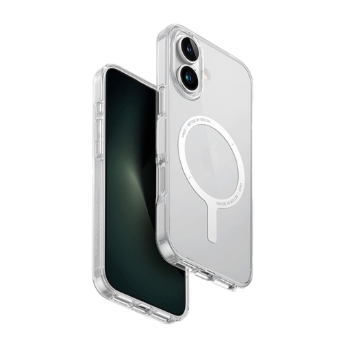 Uniq Hybrid Clario MagSafe Case for iPhone 16 - Lucent Clear