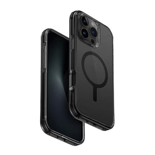 Uniq Hybrid Combat MagSafe Case for iPhone 16 Pro Max – Carbon Black