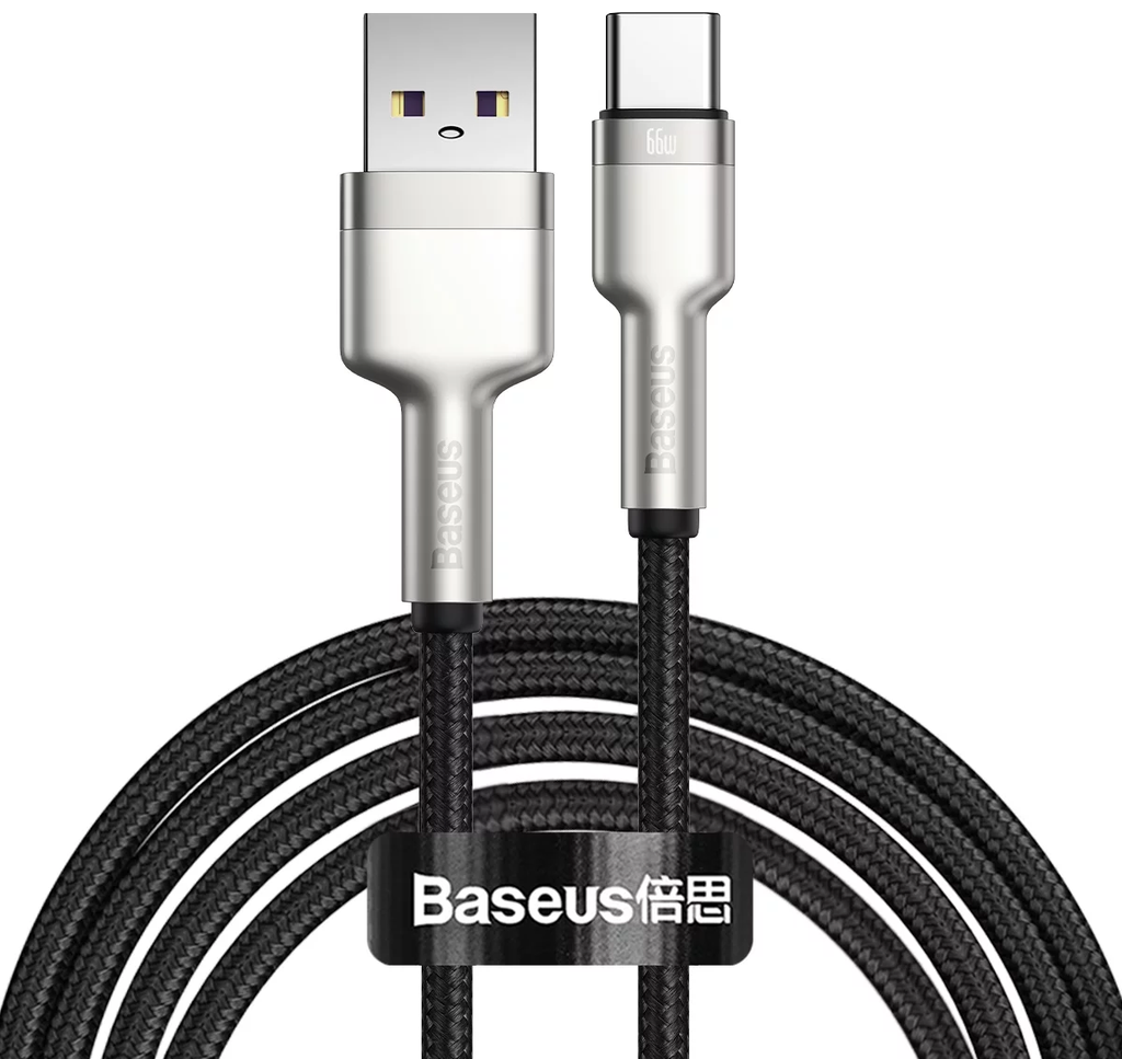 Baseus Cable USB cable for USB-C Cafule, 66W, 2m (black)