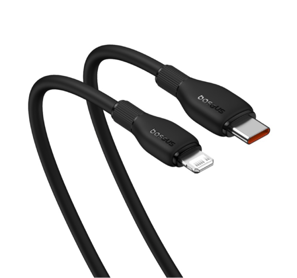BASEUS PUDDING FAST CHARGING CABLE USB-C TO LIGHTNING 20 W 1.2 BLACK