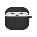 Uniq Nexo Active Hybrid Silicone Airpods 4th Gen Case With Sports Ear Hooks - Black