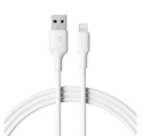 Voltme Powerlink EDC Series USB A to Lightning Cable - 12W Fast Charging, 480Mbps Data Transfer, 2.4A, 2M - White 