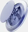 Ohsnap Phone Grip Lux 5 (Orchid Slap) 