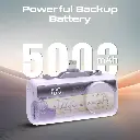 Promate Ultra-CompactFastChargingPowerBank with In-built USB-C, LightningConnectors & Apple Watch Charger purple