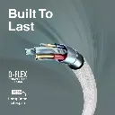 بروميت كابل USB-C فائق المرونة للشحن والبيانات /ابيض