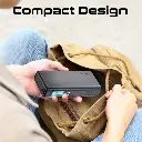 بروميت بطارية شحن محمولة 20000 مللي أمبير/ساعة 130 واط مصنوعة من الألومنيوم الأنيق مع شاشة TFT LCD 