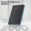  بروميت باور بانك فائق النحافة مصنوع من الألومنيوم بسعة 5000 مللي أمبير/ساعة، متوافق مع تقنية الشحن اللاسلكي ماجسيف