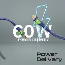 بروميت كيبل   60 واط من النوع C إلى النوع C - 2 متر أزرق 