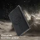 باور بانك بروميت فائق النحافة مصنوع من الألومنيوم بسعة 5000 مللي أمبير/ساعة، متوافق مع تقنية الشحن اللاسلكي ماجسيف