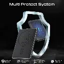 باور بانك بروميت فائق النحافة مصنوع من الألومنيوم بسعة 5000 مللي أمبير/ساعة، متوافق مع تقنية الشحن اللاسلكي ماجسيف