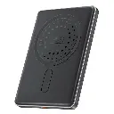 باور بانك بروميت فائق النحافة مصنوع من الألومنيوم بسعة 5000 مللي أمبير/ساعة، متوافق مع تقنية الشحن اللاسلكي ماجسيف