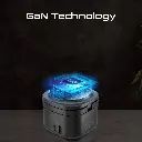  بروميت محطة شحن لاسلكية قابلة للطي بقوة 65 واط GaNFast متوافقة مع ماجسيف