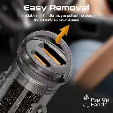 شاحن سيارة صغير شفاف من بروميت 65 وات سريع الشحن مع تقنية توصيل الطاقة QC 3.0 