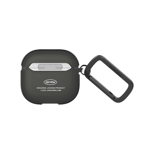 سكين ارما كينزوكو - كفر حماية لسماعات ايربودز الجيل الرابع - اسود شفاف