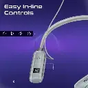 بروميت سماعات أذن لاسلكية لوش ديناميك، لون أبيض 