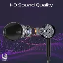 بروميت سماعة  MonoPod-LT السلكية أحادية الصوت مع موصل لايتنينج /اسود