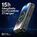 promate-10000mAh 5-in-1 Foldable MagSafe Compatible Wireless Charging Power Ban