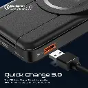 promate-10000mAh 5-in-1 Foldable MagSafe Compatible Wireless Charging Power Ban