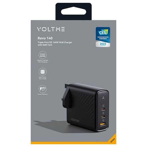 VOLTME REVO 140 WALL CHARGER (140W) BLACK