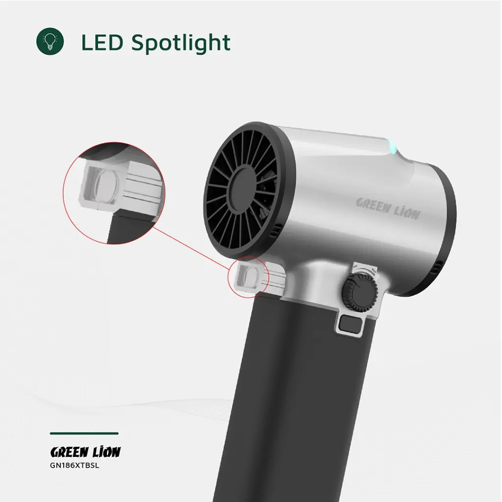 Green Lion GB-186X Turbo Blower - Silver 