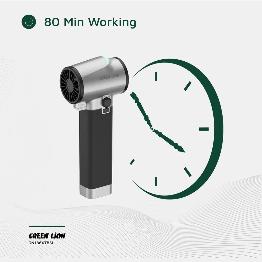 Green Lion GB-186X Turbo Blower - Silver 