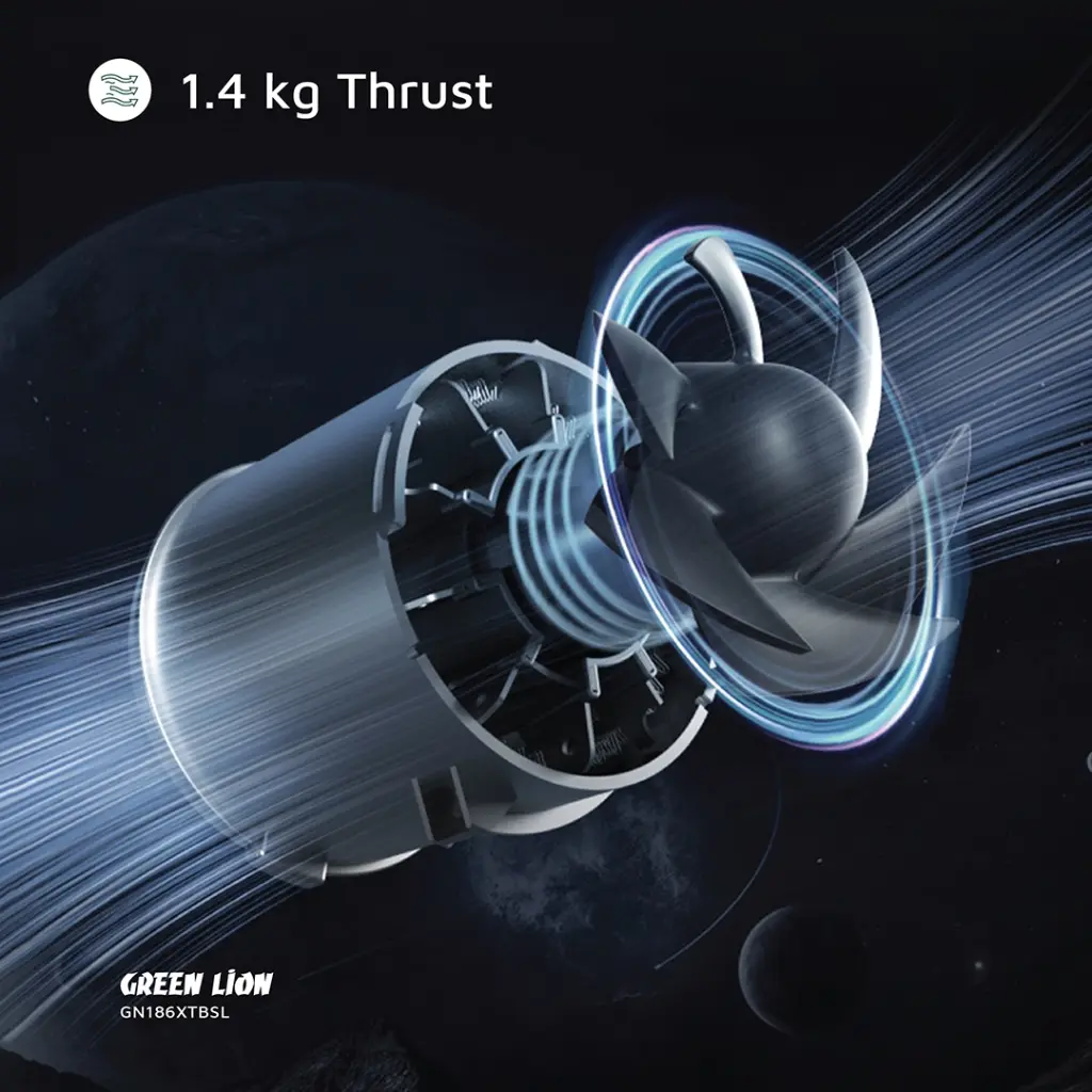 Green Lion GB-186X Turbo Blower - Silver 