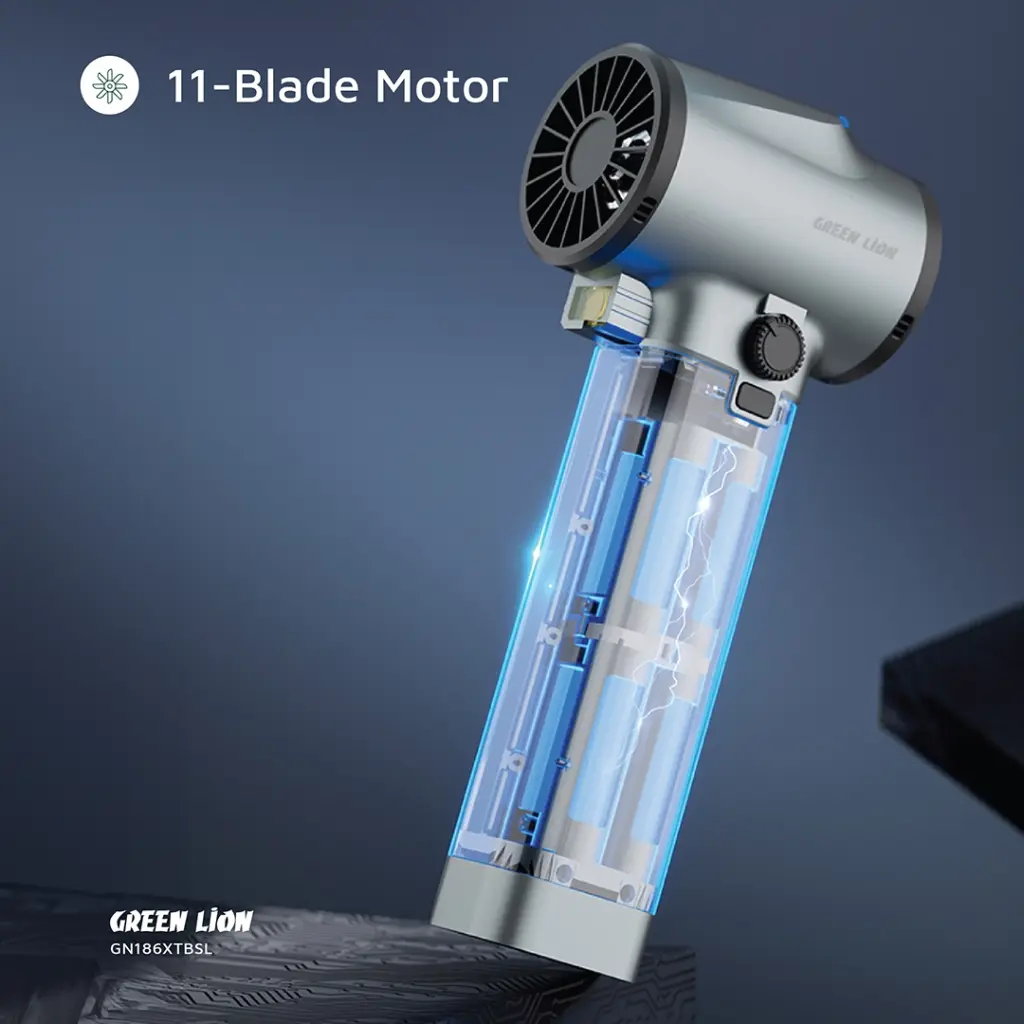 Green Lion GB-186X Turbo Blower - Silver 