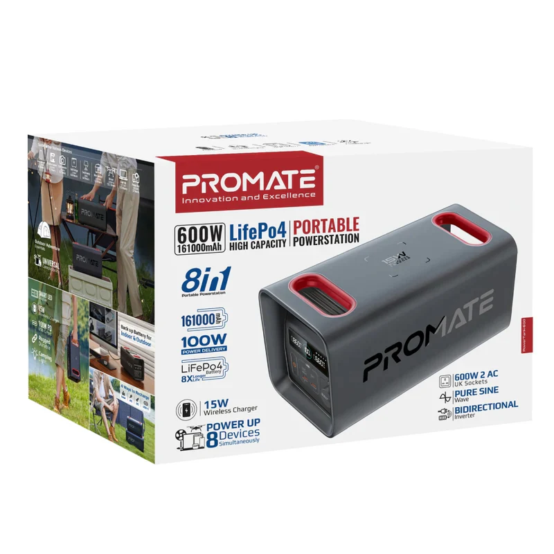 PROMATE PowerTank-600 - 515.2Wh -161000mAh  