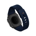 Uniq Fluo Bundle Magnetic Watch Strap With Connector for Apple Watch 40mm to 49mm - Marine Blue 