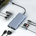 PAWA 10 in1 USB-C HUB With HDTV + VGA 