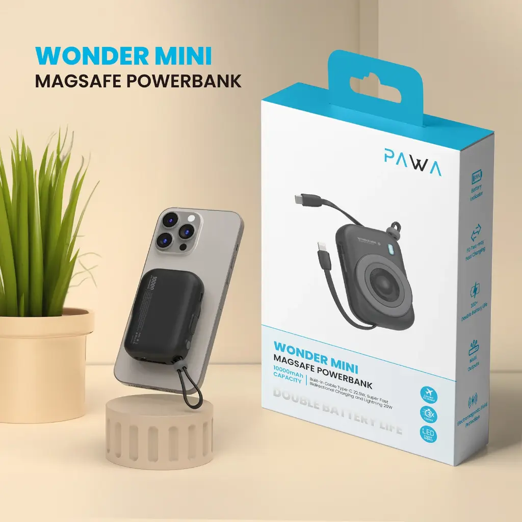 PAWA Wonder Mini Magsafe Powerbank - 10000mAh  