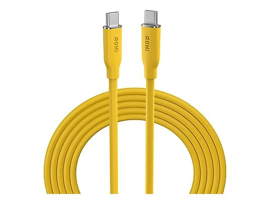 AOHI 140W PD 3.1 USB C to USB C Fast-Charging Silky Cable 1m/3.3ft 