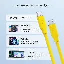 AOHI 140W PD 3.1 USB C to USB C Fast-Charging Silky Cable 1m/3.3ft 