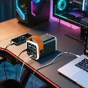 Porodo Cappadoc 60000mAh Multi-Port Power Bank with TFT Display - Black 