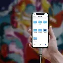 Porodo Silicone USB-C to Lightning Cable - Black 