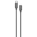 Porodo Silicone USB-C to USB-C Cable - Black 