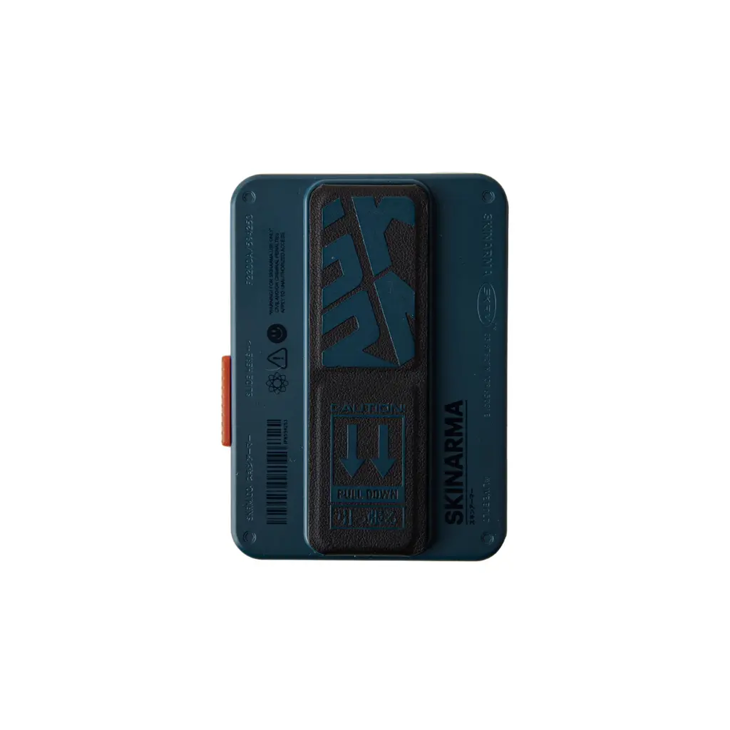 SkinArma Kado Aegis Wallet Mag-Charge Card Holder With Grip Stand - Navy 